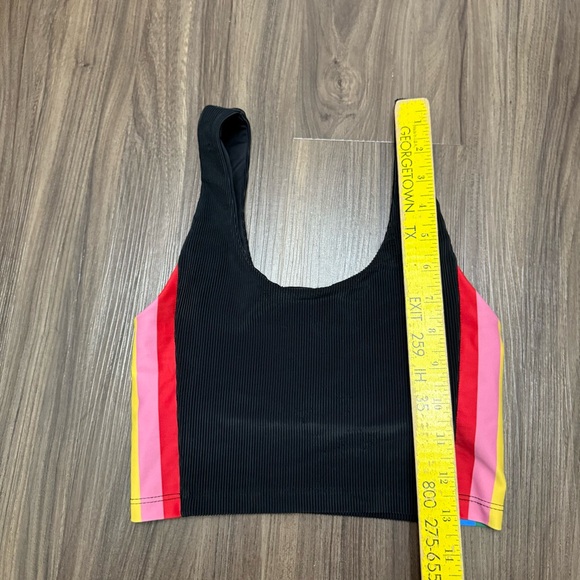 Beach Riot RAINBOW STRIPE Tessa Top XS - Picture 6 of 11